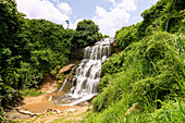 Kintampo Waterfalls in the Bono East region of eastern Ghana in West Africa