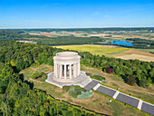 Amerikanisches Erster Weltkriegsdenkmal Butte de Montsec im Parc Naturel Regional de Lorraine in der Nähe des Lac de Madine, Meuse, Lothringen, Grand Est, Frankreich