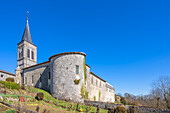 Collegiate Church of St. Maur in Hattonchâtel in the Parc Naturel Regional de Lorraine, Meuse, Lorraine, Grand Est, Alsace-Champagne-Ardenne-Lorraine, France