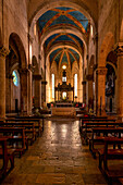 Inside the San Cerbone Cathedral of Massa Marittima, Province of Grosseto, Maremma, Tuscany, Italy