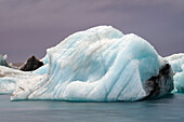 Mighty iceberg in Jökulsárlón glacial lake in Iceland.