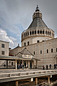 Kirchturm der Verkündigungsbasilika von Nazareth, Israel, Mittlerer Osten, Asien