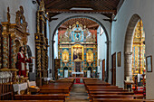Innenraum der Kirche Ermita de San Juan Bautista Puerto de la Cruz, Teneriffa, Kanarische Inseln, Spanien 