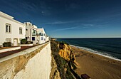 Promenade overlooking the beach and the Atlantic Ocean, Albufeira, Algarve, Portugal