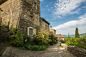 Medieval village, Mirmande, Les plus beaux villages de France, Drôme department, Auvergne-Rhône-Alpes, Provence, France