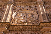 Detail of the Puerta del Nacimiento (Renaissance Gate) of the Catedral Nueva (New Cathedral), Salamanca, Castilla y Leon, Spain, Europe