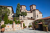 Courtyard of the Monastery of Varlaam at Meteora, Kastraki, Thessaly, Greece, Europe