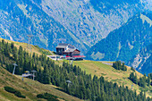 Mountain station of the Fellhornbahn, Allgäu Alps, Allgäu, Bavaria, Germany, Europe