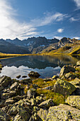 Radsee, Totenfeldkopf, Bieltal, Silvrettagruppe, Tirol, Österreich