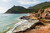 Torre Negra di Porto Ferro, Spiaggia di Porto Ferro, Sardinia, Italy