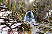 Josefsthaler Wasserfälle in Fischhausen-Neuhaus,  bei Schliersee in Oberbayern in Bayern, Deutschland