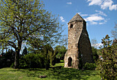 Avesi church ruins near Szigliget, Veszprém district, Hungary