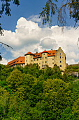 Rabenstein Castle in the Ahorn Valley, Franconian Switzerland, Bayreuth District, Franconia, Upper Franconia, Bavaria, Germany
