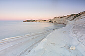 Der weiße Strand von Scala dei Turchi, Realmonte, Agrigent, Sizilien, Italien, Europa