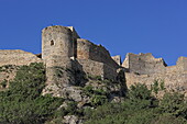 Festung Mornas (11.-14. Jh), Vaucluse, Provence-Alpes-Côte d'Azur, Frankreich