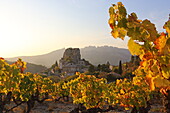 La Roque-Alric and the Dentelles de Montmirail, Vaucluse, Provence-Alpes-Coze d&#39;Azur, France