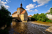 Old Town Hall in the UNESCO World Heritage City of Bamberg, Upper Franconia, Franconia, Bavaria, Germany