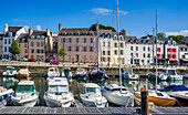 Underway in the port of Vannes, Morbihan, Brittany, France, Europe