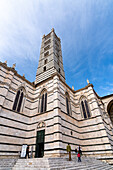 Am Dom von Siena, Toskana, Italien