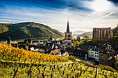 Bacharach, Oberes Mittelrheintal, UNESCO Weltkulturerbe, Rhein, Rheinland-Pfalz, Deutschland