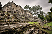 Ruins of &quot;Grupo Norte&quot; in Archaeological Zone of Palenque, Maya Metropolis, Chiapas, Mexico, North America, Latin America, UNESCO World Heritage