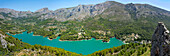 Guadalest reservoir and hill fort in the Serella mountains of the Costa Blanca is a well known destination to visit