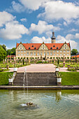 Park und Schloss Weikersheim, Romantische Strasse, Taubertal, Baden-Württemberg, Deutschland