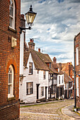 Old town lane in Rye, East Sussex, England