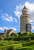 Hexenturm und Burg Idstein, Hessen, Deutschland