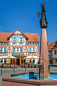 Marketplace of Oberursel, Taunus, Hesse, Germany