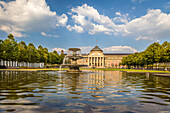 Kurhaus and Fountain on the Bowling Green, Hesse, Germany