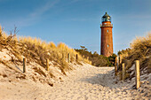 Leuchtturm Darßer Ort, Mecklenburg-Vorpommern, Norddeutschland, Deutschland