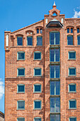 Historical warehouse in the port of Wismar, Mecklenburg-West Pomerania, Baltic Sea, Northern Germany, Germany