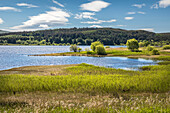 Carron Valley Reservoir bei Denny, Stirling, Schottland, Großbritannien