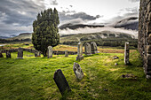 Ruine der Church of Kilchrist, Broadford, Isle of Skye, Highlands, Schottland, Großbritannien