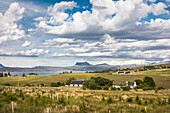 The small village of Laide on the North Coast 500 road, Wester Ross, Highlands, Scotland, UK