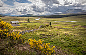 River Bran Valley with Sgurr a` Mhuilinn, Ross-Shire, Highlands, Scotland, UK