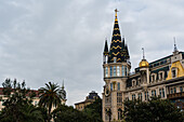 Architecture of Old Batumi, the most beautiful part of the port city in Georgia