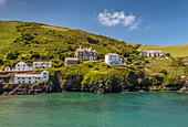 Bucht von Port Isaac, Cornwall, England