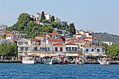 Port of Skiathos town, Skiathos island, Northern Sporades, Greece