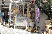 Boutique in der Altstadt von Skiathos Stadt, Insel Skiathos, Nördliche Sporaden, Griechenland