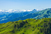 Österreich, Blick vom Kitzbüheler Horn, auf die hohe Tauern