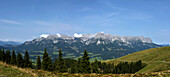 Österreich, Wilder Kaiser, mit Blick von Elmau Berg, Tirol