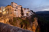 View from the New Bridge, Ronda, White Villages Road, Andalucia, Spain