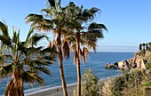 Strand von Nerja, Costa Tropical, Andalusien, Spanien