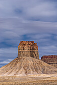 Eroded sandstone rock in the Colorado desert.
