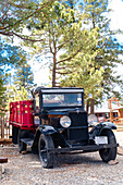 Oldtimer pick up truck in Cloudcroft village, New Mexico.