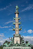 Tegetthoff memorial at Praterstern , Vienna, Austria, Europe