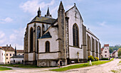 Monastery Church of the Cistercian Abbey of Vyšší Brod in the Moldau Valley in the Czech Republic