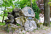 Denkmal Adalbert Stifter am Stadtplatz, Frymburk nad Vltavou, am Lipno-Stausee, Moldautal, Tschechien